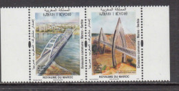 2022 Morocco Bridges JOINT ISSUE Serbia Complete Pair MNH - Morocco (1956-...)