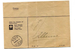 Lettre Franchise Cachet Broc - Postmark Collection