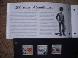 200 Ans De Sandhurst, Guernesey Mint Timbres, Présentation Pack - Guernesey