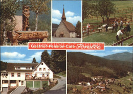 71938811 Hundsbach Forbach Gasthof Pension Cafe Forelle Brunnen Ponys Kirche Sch - Sonstige & Ohne Zuordnung