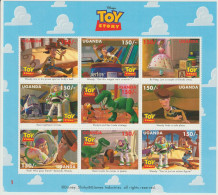 Toy Story, Disney. Sheet 1, 150Sh. 1997. Postfris - Ouganda (1962-...)