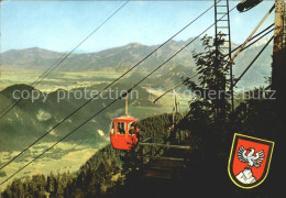 71938757 Pfronten Panorama Hoehenluftkurort Breitenbergbahn Bergstation Wappen P - Pfronten