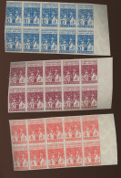 1945. 10 Séries Imperforate ** Congrès De Sofia.   Y&T. 4,35/437 - Neufs