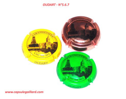 SERIE DE 3 CAPSULES DE CHAMPAGNE - OUDART  N°5.6.7 - Sammlungen