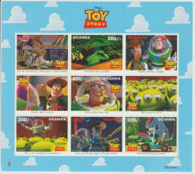 Toy Story, Disney. Sheet 2, 200Sh. 1997. Postfris - Oeganda (1962-...)