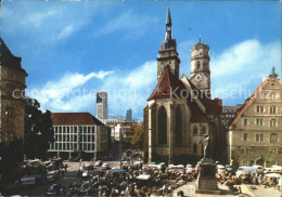 71938725 Stuttgart Schillerplatz Denkmal Kirche Stuttgart - Stuttgart