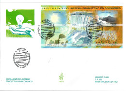 ITALIA 2014 FDC VENETIA CLUB BUSTONE ENERGIA RINNOVABILE - FDC