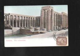 Cpa égypte Louxor The Colonnades - Luxor