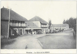 FRANCE LA REUNION ST DENIS LA GARE  - Reproduction D'une Ancienne De 1900 - Pas Circulé - Saint Denis