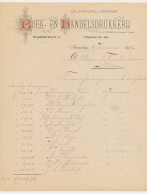 Nota S Gravenhage 1892 - Boek En Handelsdrukkerij - Pays-Bas