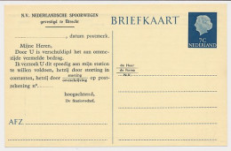 Spoorwegbriefkaart G. NS315 I - Ganzsachen