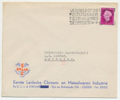 Firma Envelop Leiden 1948 - Chroom / Metaal / Eend - Unclassified