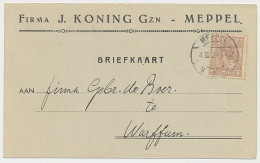 Firma Briefkaart Meppel 1924 - Firma Koning - Unclassified