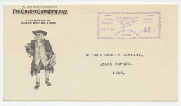 Illustrated Meter Cover ( Only Front ) USA 1936 Quaker - The Quaker Oats Company - Other & Unclassified