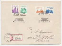 Registered Cover Poland 1981 City Views - Other & Unclassified