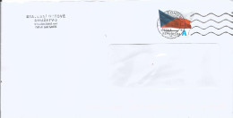 Envelope 867 Czech Republic Flag Circulated - Enveloppes