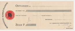 Kwitantie Amsterdam 1931 - Remington Schrijfmachine - Netherlands