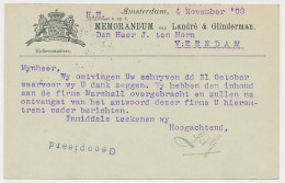 Briefkaart G. 74 Particulier Bedrukt Amsterdam 1908 - Ganzsachen