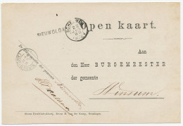 Naamstempel Nieuwolda 1888 - Briefe U. Dokumente