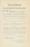 Staatsblad 1928 - Uitgifte Luchtpostzegels Emissie 1928 - Brieven En Documenten