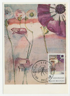 Maximum Card Belgium 1975 Pol Mara - Painter - Queen Fabiola Foundation - Sonstige & Ohne Zuordnung