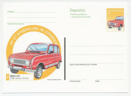 Postal Stationery Slovenia 1998 Car - Renault 4 GTL - Voitures