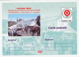 Postal Stationery Romania 2001 Red Cross - Rotes Kreuz