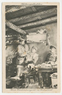 Fieldpost Postcard Germany 1916 Shaving - Shave - WWI - Autres & Non Classés