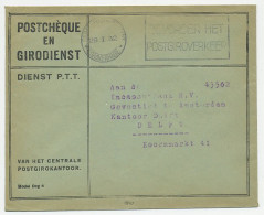 Machinestempel Postgiro Kantoor Den Haag 1932 - Unclassified