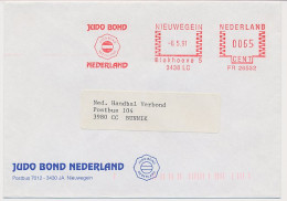 Meter Cover Netherlands 1991 Judo Federation - Nieuwegein - Autres & Non Classés