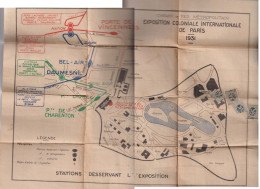 Carte Exposition Coloniale De Paris 1931 - Andere & Zonder Classificatie