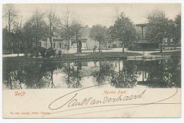 Prentbriefkaart Delft - Agneta Park 1902 - Beport - Other & Unclassified