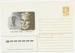 Postal Stationery Soviet Union 1989 Charlie Chaplin - Cinéma