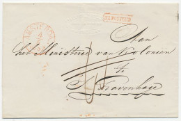 Amsterdam - Den Haag 1857 - Beporting Doorgestreept - ...-1852 Prephilately