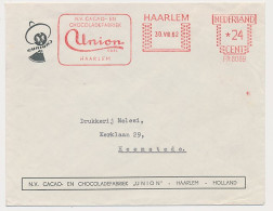 Meter Cover Netherlands 1962 Chocolate Factory Union - Haarlem - Alimentation