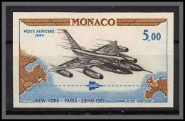 90170a Monaco Non Dentelé ** MNH Imperf PA Poste Aerienne N°82 Avion (plane) Corvair B58 Hustlair - Vliegtuigen