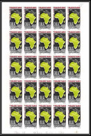 90127 Mauritanie Non Dentelé ** MNH ImperfN°55 Réunification Feuille Sheet Cote 500 - Mauritanie (1960-...)