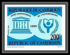 90042a Cameroun Cameroon N°834 Unesco Alphabetisation 1980 Alphabetisation 1980 Non Dentelé ** MNH Imperf  - UNESCO
