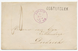 Naamstempel Oosterbeek 1869 - Lettres & Documents