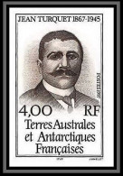 90013d/ Terres Australes Taaf N°217 Jean Turquet Explorer Non Dentelé Imperf ** MNH  - Geschnittene, Druckproben Und Abarten