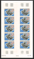 90005 Taaf Terres Australes Airmail PA N°23 Ile Possession Non Dentelé ** MNH Imperf Feuille Sheet Type 2 - 1 Trait - Imperforates, Proofs & Errors
