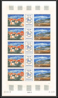 90012a Taaf Terres Australes PA N°25/26 26A Port-aux-français Non Dentelé ** MNH Imperf Feuille Sheet Type 3 - 2 Traits - Geschnittene, Druckproben Und Abarten