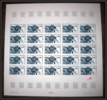 89979/ Terres Australes Taaf N°204 Pétrel Oiseaux (birds) Non Dentelé Imperf ** MNH Feuille De 25 Sheet Type 3 2 Traits  - Imperforates, Proofs & Errors