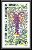 89971d/ Terres Australes Taaf PA N°141 Langouste Lobster Non Dentelé Imperf ** MNH  - Imperforates, Proofs & Errors