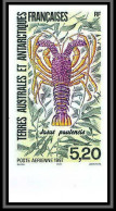 89971e/ Terres Australes Taaf PA N°141 Langouste Lobster Non Dentelé Imperf ** MNH Bord De Feuille - Ongetande, Proeven & Plaatfouten