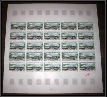 89969/ Terres Australes Taaf PA N°140 Port-Couvreux Non Dentelé Imperf ** MNH Feuille De 25 Sheet Type 2 1 Trait  - Imperforates, Proofs & Errors