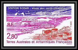 89938d/ Terres Australes Taaf N°199 Station Sodar Non Dentelé Imperf ** MNH  - Ongetande, Proeven & Plaatfouten