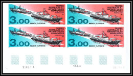 89926a Terres Australes Taaf N°215 Bateau Marion Dufresne Ship Non Dentelé Imperf ** MNH Coin Daté Type1 Sans Trait - Geschnittene, Druckproben Und Abarten