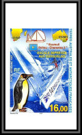 89907c Terres Australes Taaf PA N°142 Ecureuil-Poitou-Charentes 2 Manchot Penguin Non Dentelé Imperf ** MNH - Geschnittene, Druckproben Und Abarten