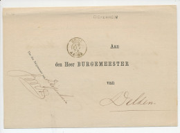 Naamstempel Diepenheim 1872 - Brieven En Documenten